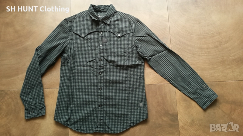 G-Star CAVALRY Check Dress Shirt L/S размер M мъжка риза 7-37, снимка 1