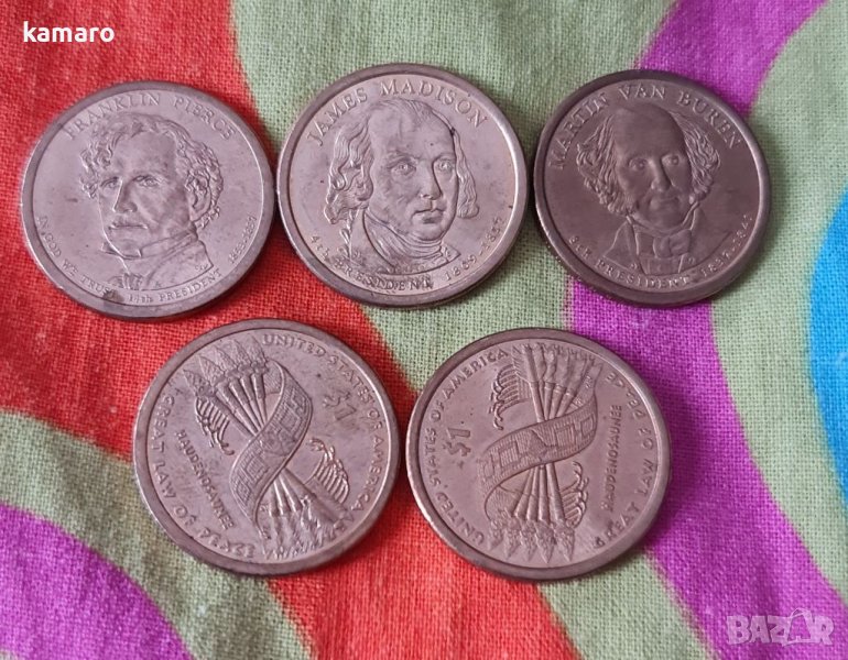 лот президентски долари за колекция , снимка 1