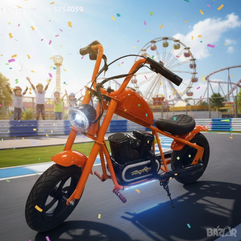 Електрически мини скутер C12B Harley baby, снимка 1