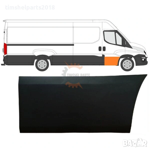 Защитна лайсна предна врата за Iveco Daily след 2014 год. - Пасажерска страна, снимка 1