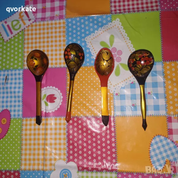 Руски дървени лъжици, снимка 1