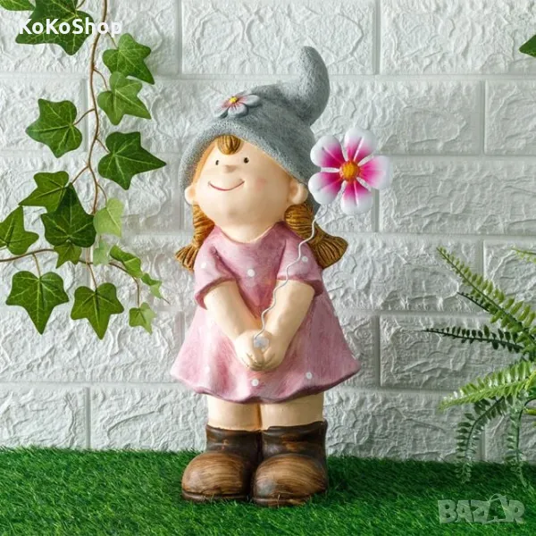 Градинска декоративна фигура "Момиче"-42х18х15 см./декоративна фигура, снимка 1