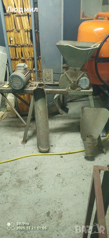 Фуражомелка +трифазен двигател 2,2кв, снимка 1