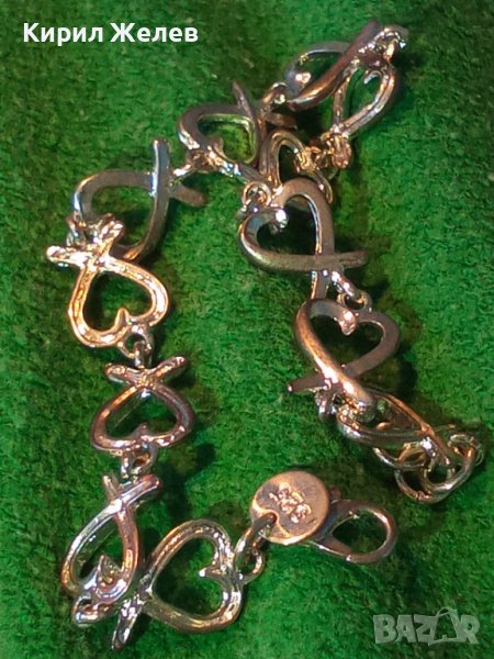 ШАРМАНТНА ДИЗАЙНЕРСКА ПОСРЕБРЕНА АРТ ГРИВНА от БЛАГОРОДНА СТОМАНА с ПЕЧАТ 925 За ПОСРЕБРЯВАНЕ 38734, снимка 1