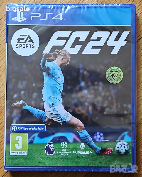 НОВ! Запечатан диск FC 24 PS4 Playstation 4 FIFA 2024 FC24 Плейстейшън, снимка 1