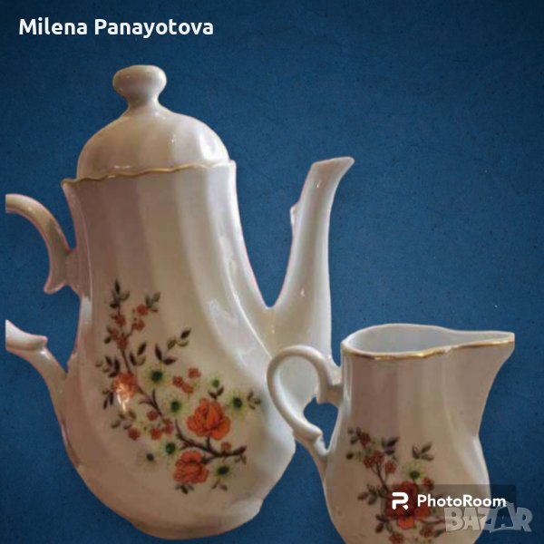 Чайник и каничка, снимка 1