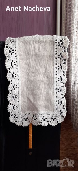 Тишлайфер с плетена дантела, снимка 1