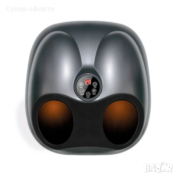 Немски QCV Ролков масажор за крака с въздушно налягане с функция за нагряване и компресионна техноло, снимка 1