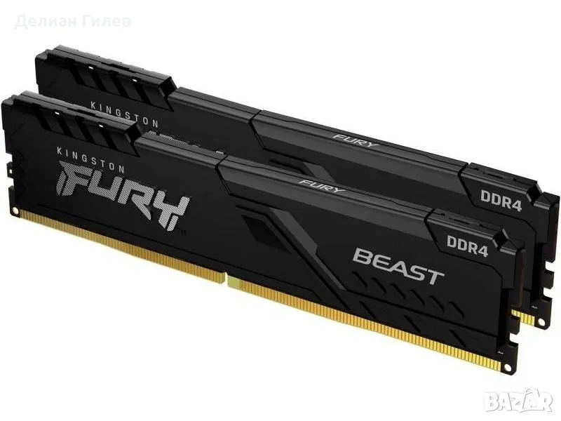 Рам Памет 2x4GB RAM DDR4 3200 Kingston Fury Beast, снимка 1