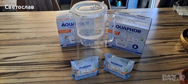 Стъклена кана Аквафор Aquaphore, снимка 1