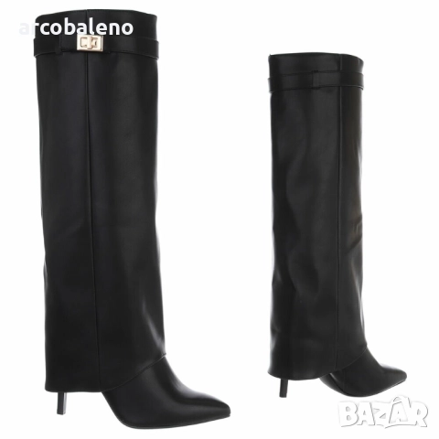 Дамски ботуши на висок ток, 2цвята , снимка 10 - Дамски ботуши - 51528024