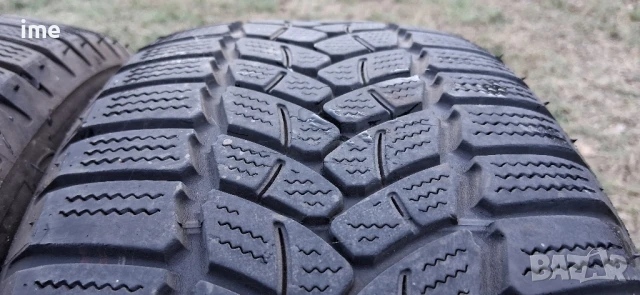 2бр зимни гуми 195/55R15. Firestone Winterhawk3. DOT 2418. 5 мм дълбочина на шарката...., снимка 7 - Гуми и джанти - 51267521