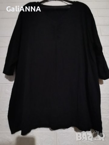 СТРАХОТНА ТУНИКА В ЧЕРНО 2XL-3XL, снимка 3 - Туники - 41910374
