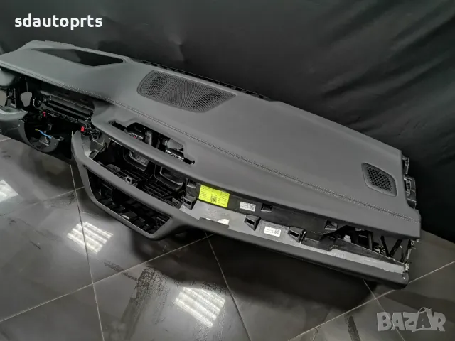 Черно Арматурно Табло BMW G11 G12 Facelift - HUD - Кожа - Перфектно, снимка 4 - Части - 49096863