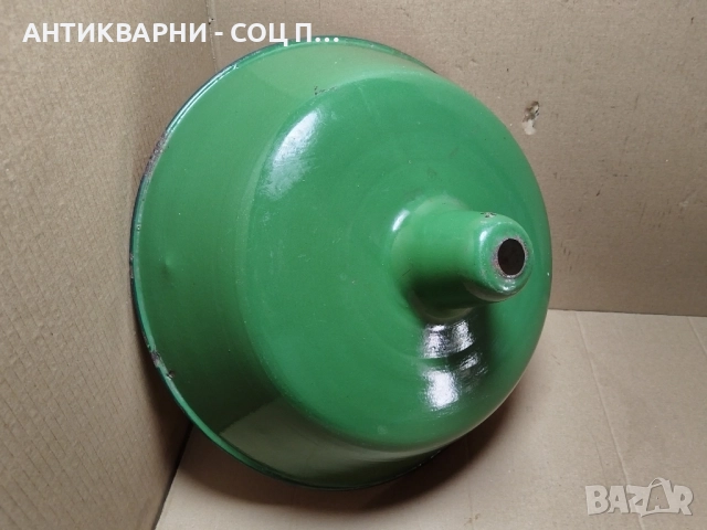 Стара Соц Емайлирана Индустриална Лампа. , снимка 4 - Антикварни и старинни предмети - 52506092