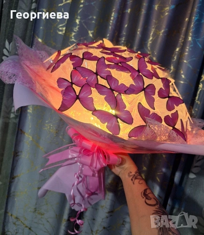 🎁 Stich/Светещи букети – създадени да носят радост и усмивки! 🎂🌈, снимка 7 - Подаръци за рожден ден - 53070878