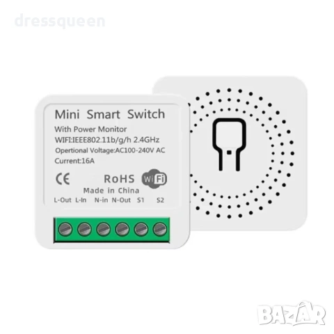 4805 POWER MONITOR Интелигентен прекъсвач 16A: Гласов асистент, Дистанционно управление и Семеен дос, снимка 4 - Друга електроника - 53713642