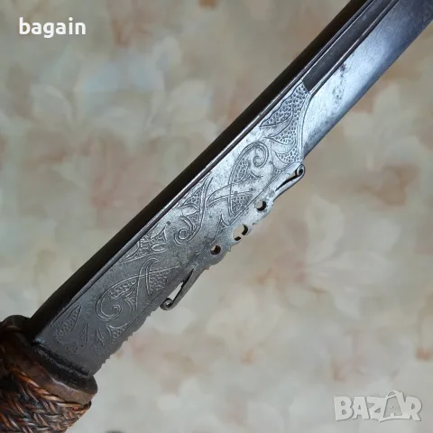 Мандау, ятаган, сабя., снимка 3 - Антикварни и старинни предмети - 56149900