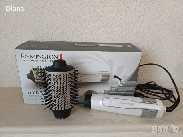 Четка-сешоар Remington Hydraluxe 1200W, нова, гаранция, снимка 3 - Сешоари - 53486240