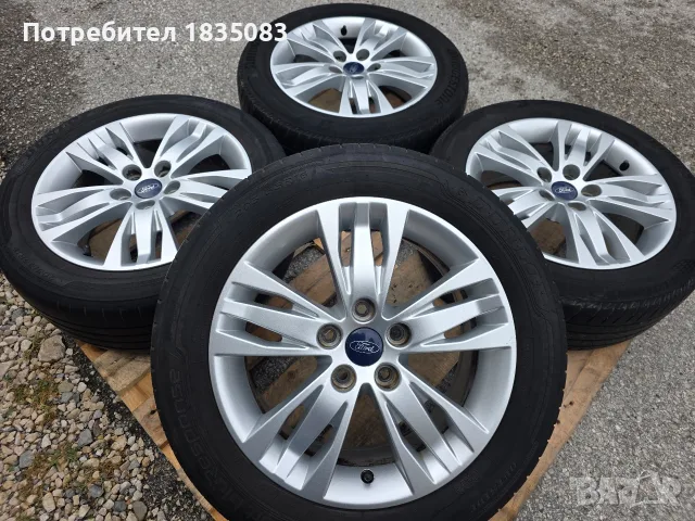 Лети джанти 16ки 5х108 Ford + летни гуми 205/55/16