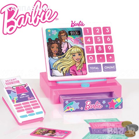 Just Play Барби Касов апарат Барби 63621, снимка 2 - Музикални играчки - 38666703
