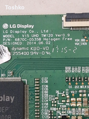 NEO LED-55400 USW UHD SMART TV MAIN 17MB130P POWER 17IPS72 TCON 6870C-0535B PANEL VES550QNDL-2D-U11, снимка 8 - Части и Платки - 53444372