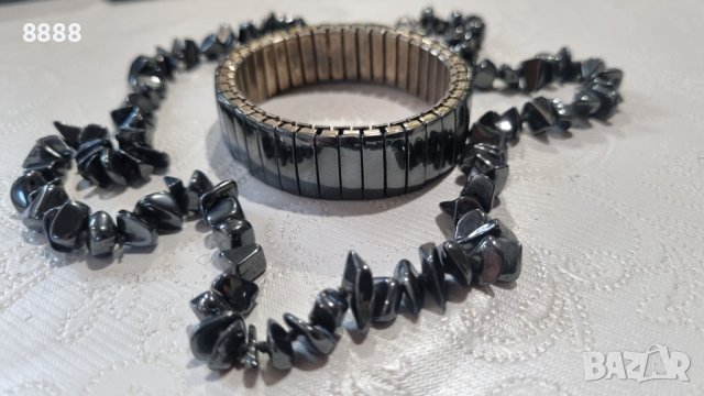 Колие и гривна от Хематит 