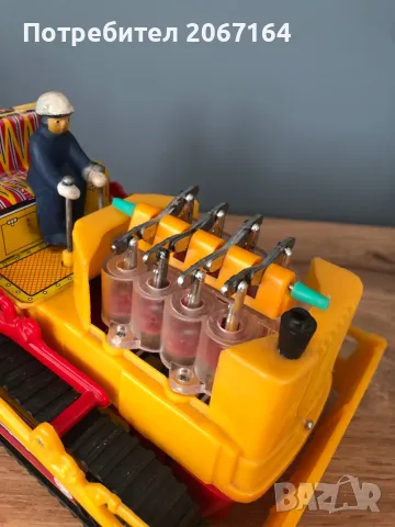 Стара ламаринена играчка от 1970, снимка 11 - Колекции - 48375186