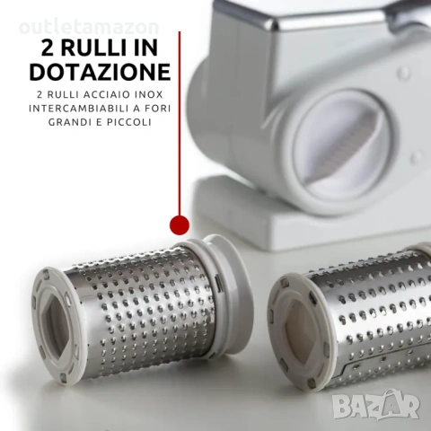 Електрическо ренде Ariete Grati Metal 44 (Бяло) , снимка 3 - Други - 53221975