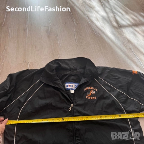Винтидж яке Kobe мъжко размер XL, черно, ветровка , 90-те, снимка 4 - Сака - 52496314