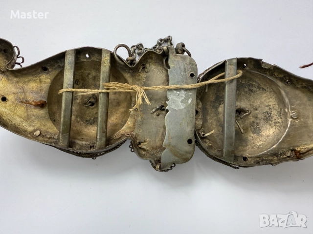 Стара сребърна Гръцка павта, снимка 7 - Антикварни и старинни предмети - 52611134