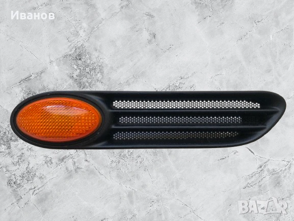 Цена - 9€. Комплект странични мигачи с декоративна решетка за калник, за Mini Cooper - R50, R52, R53, снимка 3 - Части - 53762621