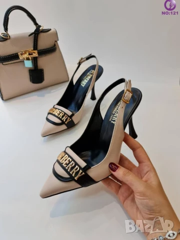 обувки на ток burberry , снимка 3 - Дамски ежедневни обувки - 50996585