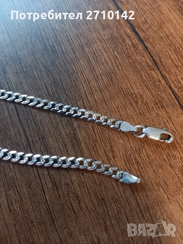 Сребърна гривна 925 ITALY, снимка 2 - Колиета, медальони, синджири - 52198061