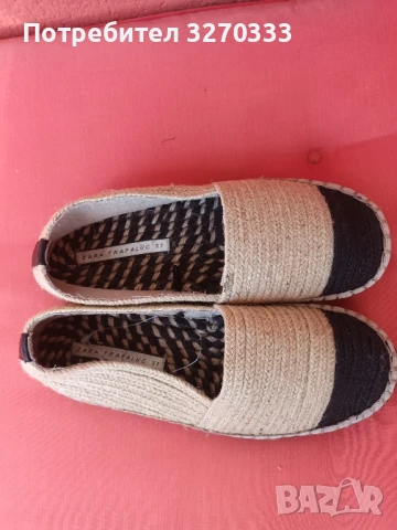Дамски еспадрили на Zara, снимка 4 - Дамски ежедневни обувки - 50446766