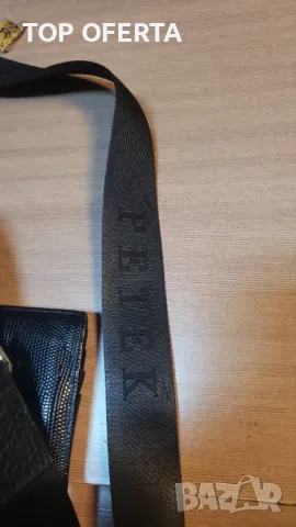 Petek 1855 Мъжки Портфейл Естествена Кожа с Чанта Petek, снимка 10 - Портфейли, портмонета - 48431191