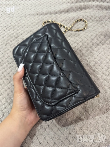 Черна Чанта Chanel , снимка 3 - Чанти - 56012801