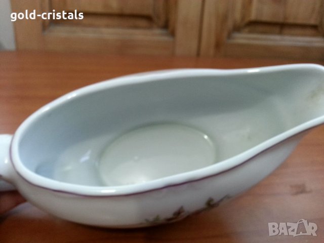 Стар български порцелан сосиера, снимка 4 - Антикварни и старинни предмети - 34571211