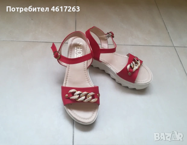 НОВИ Дамски сандали № 37, снимка 2 - Сандали - 53010166