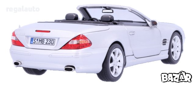 B66040688,Умален модел die-cast Mercedes-Benz SL 500 R 230 (2001-2006),1:18, снимка 3 - Колекции - 39103301