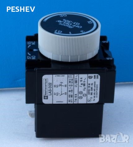 TELРЕЛЕ ЗА ВРЕМЕ СЪС ЗАКЪСНЕНИЕ НА ИЗКЛЮЧВАНЕ telemecanique 1-30сек 30-180сек , снимка 5 - Други машини и части - 41498433