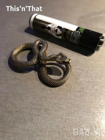 Метална фигурка Змия