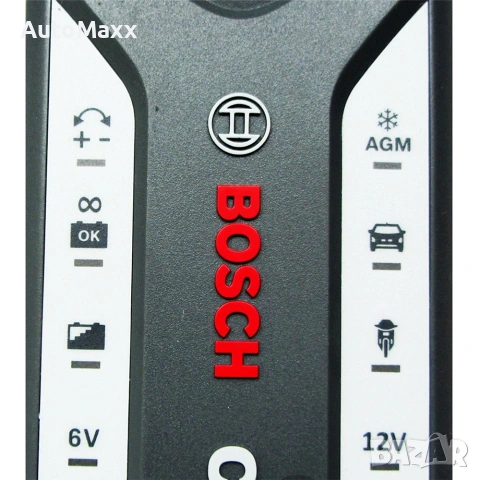 BOSCH C3 6V/12V 0.8/3.8A Зарядно устройство , снимка 3 - Аксесоари и консумативи - 53390624