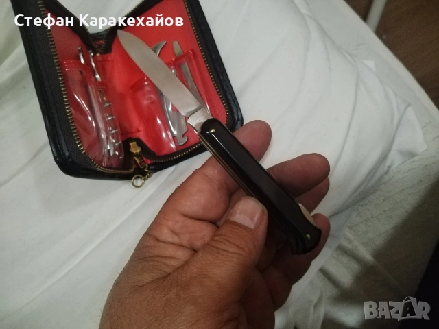 Чисто нов сгъваем туристически комплект , снимка 2 - Ножове - 53142568