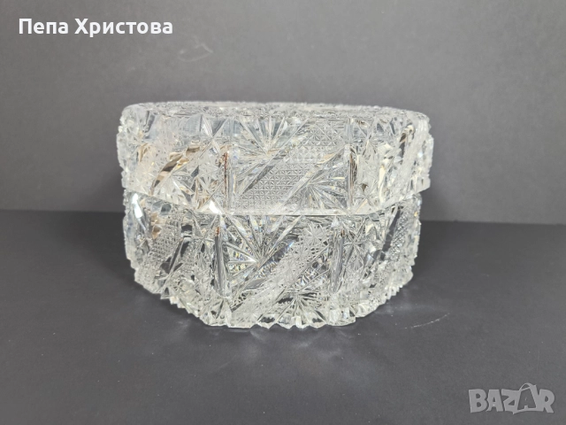 Голяма бонбониера или кутия за бижута  Бохемия, снимка 2 - Други - 51862933