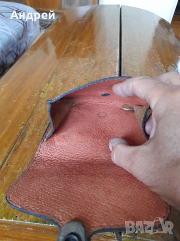 Стара кожена чантичка за колан, снимка 7 - Други ценни предмети - 52084508