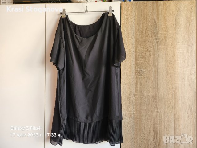 Елегантна Блуза с КЪС ръкав , снимка 3 - Тениски - 41580067