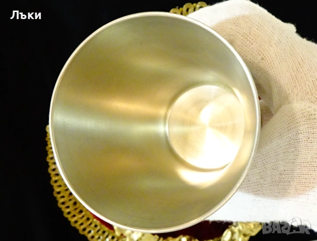 Калаена чаша за вино,бира Röders TEC. , снимка 3 - Антикварни и старинни предмети - 52938920