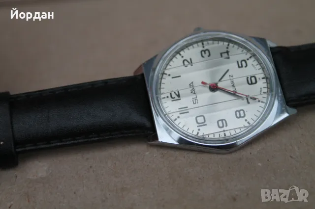 СССР мъжки часовник ''Слава'' /кварц/, снимка 10 - Мъжки - 48825049