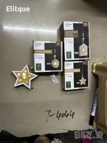 Светеща дървена фигурка, играчка за елха. , снимка 5 - Декорация за дома - 52904040